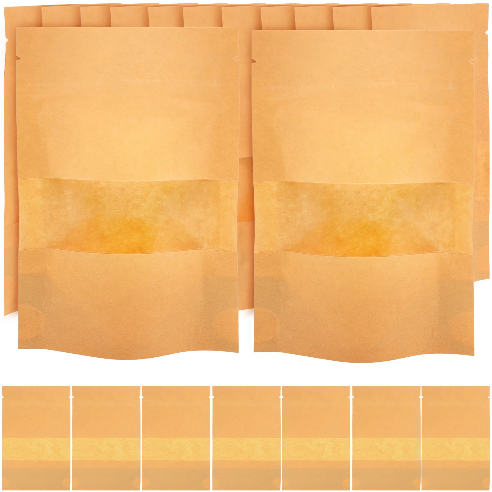 

100Pcs Bakery Paper Bags Cookie Bags Versatile Packaging Bags Snack Paper Bags