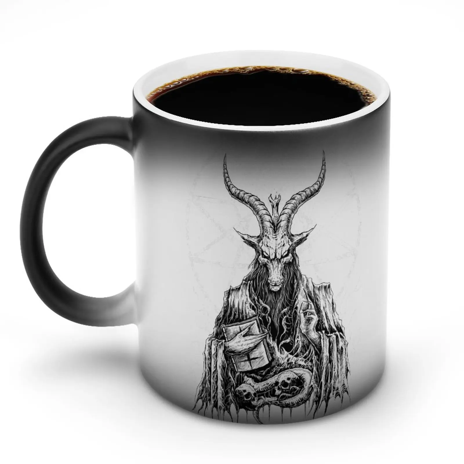 Кружка Baphomet из козы сатана зло недорогая Современная кружка керамика эспрессо