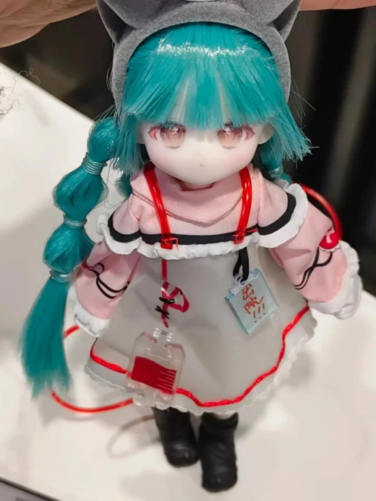 Фото Кукла Inedible Doll Cute Strange Tale 1/8 с пророщенными волосами, милая коллекционная фигурка-сюрприз, модная игрушка, настольное украшение, подарок, в наличии №5