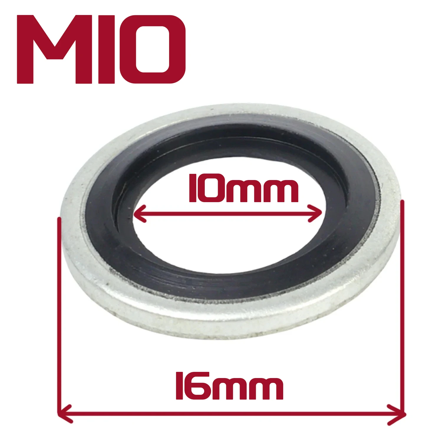 

Пробка слива масла автомобиля, уплотнительная прокладка, универсальная шайба из нитриловой резины M12 M14, оцинкованная для автомобильных двигателей, защита от утечек