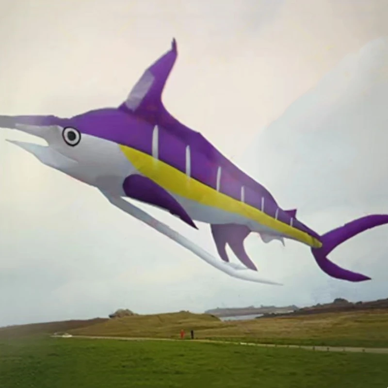 Marlin рыбка воздушный змей летающий мягкий фитиль нейлон искусственный