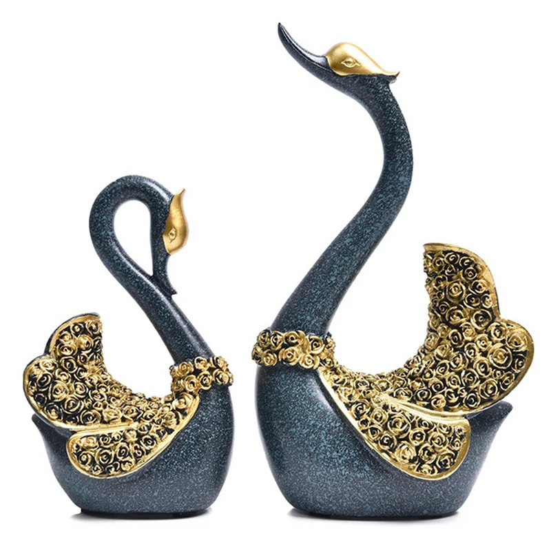 

Swan Creative Ornaments, Resin Crafts, European Style, Home Decorations, Business Gifts, High Quality Resin Material