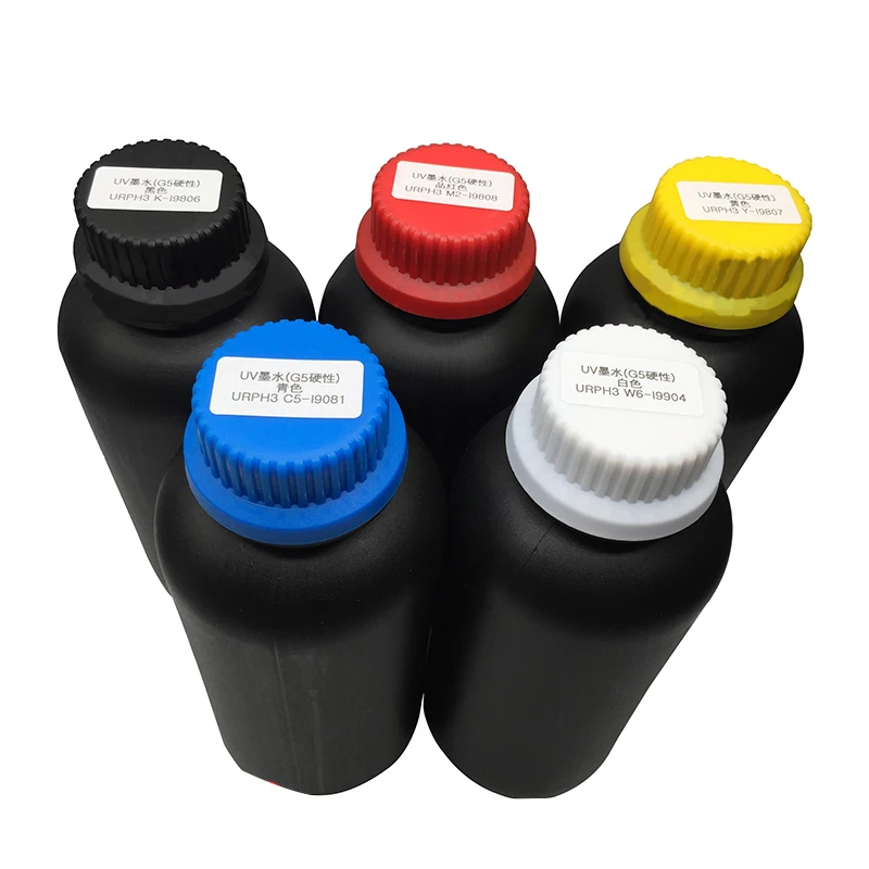 

NEW 250ML/Bottle UV Hard Ink For Ricoh G5 G6 UV printer rigid ink flatbed roll printer printing UV LED curing ink