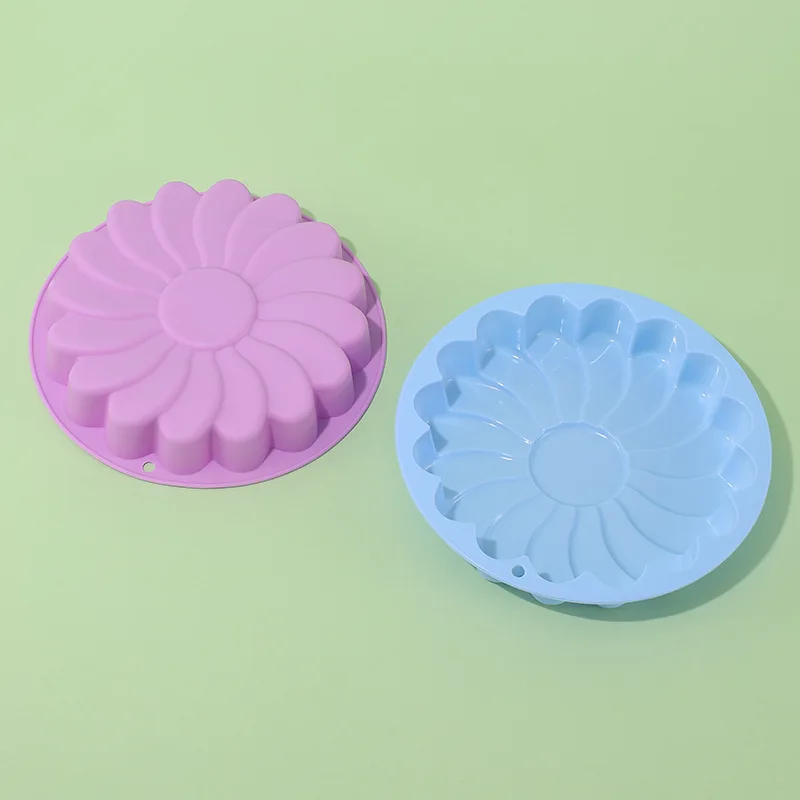 

Whirlwind Petal Shape Baking Tray Handmade Silicone Mooncake Bread Cake Mold DIY Pizza Baking Tool Household Kitchen Bakeware