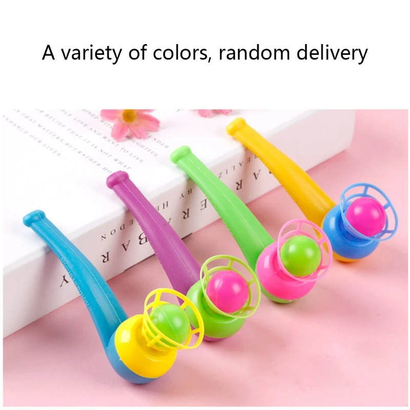 

HUYU Pipe Blowing Toy Ball Game Brain Developmental Baby Toy Floating Ball for Toddlers Muscle Training Educational Preschool