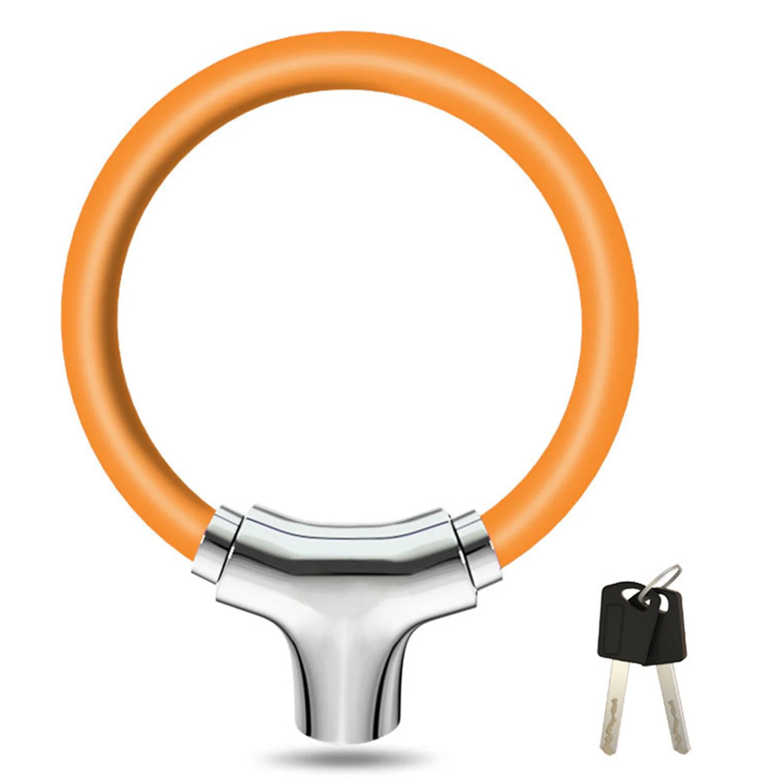 

Замок с защитой от кражи для велосипеда, стальной замок для шоссейных тросов из ПВХ, для любителей езды на велосипеде, в качестве подарка