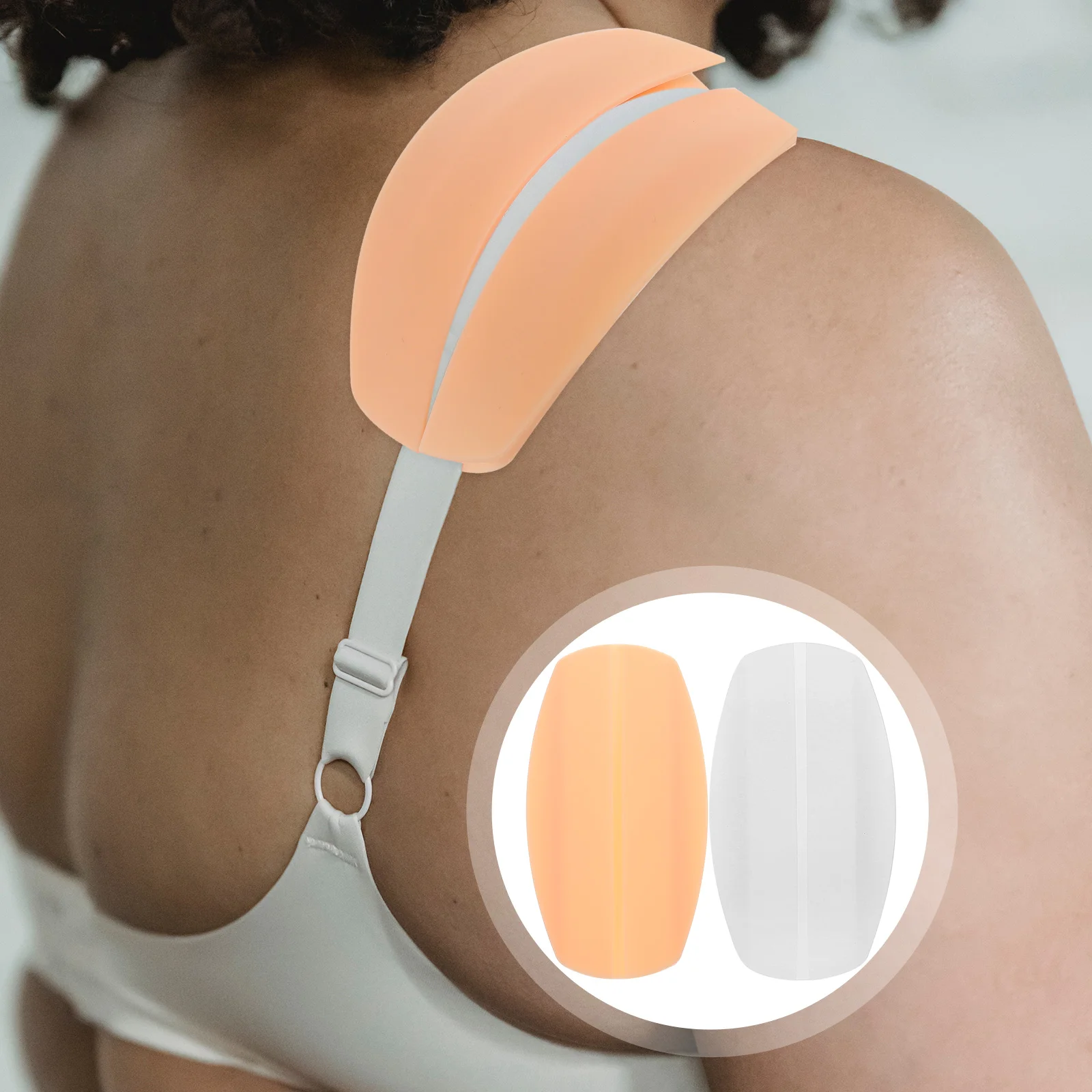 4 пары прозрачных наплечников подушка для женщин противоскользящие нескользящие