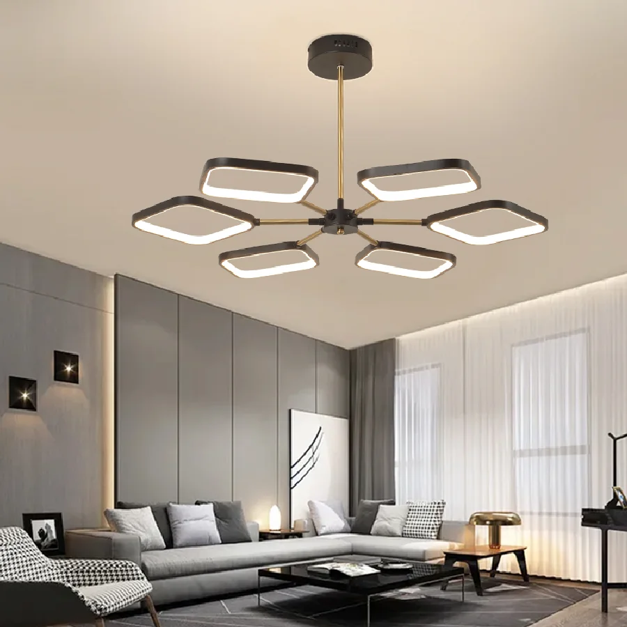 

LED Modern Chandelier For Living Room Bedroom Ceiling Chandelier Home Indoor Lighting Fixtures Aisle Lights Lamparas deco tech