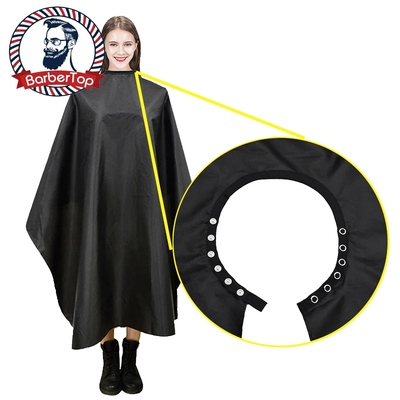 

Haircut Cloth Salon Waterproof Barber Black Cape Hairdresser Anti-Static Apron Hair Cut Hairdress Gown Hairdressing Coat