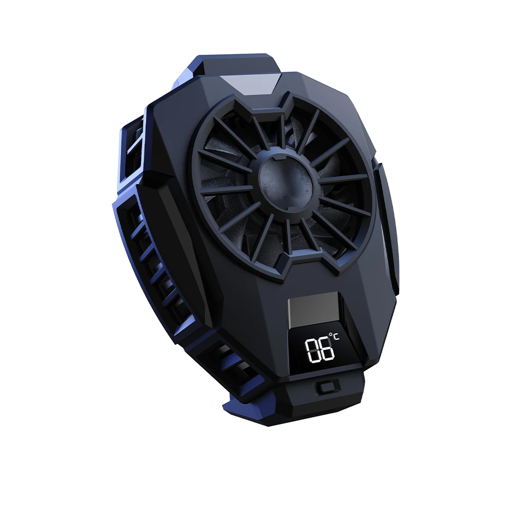 

Phone Cooling Fan Temperature Display Cooler Radiator Heat Sink Accessories