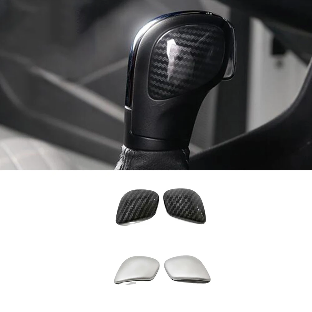 Carbon Matte Gear Shift Knob Decoration Frame For VW Volkswagen Polo Golf 4 6 7 Jetta Passat B5 - B8 CC Touareg Tiguan Arteon