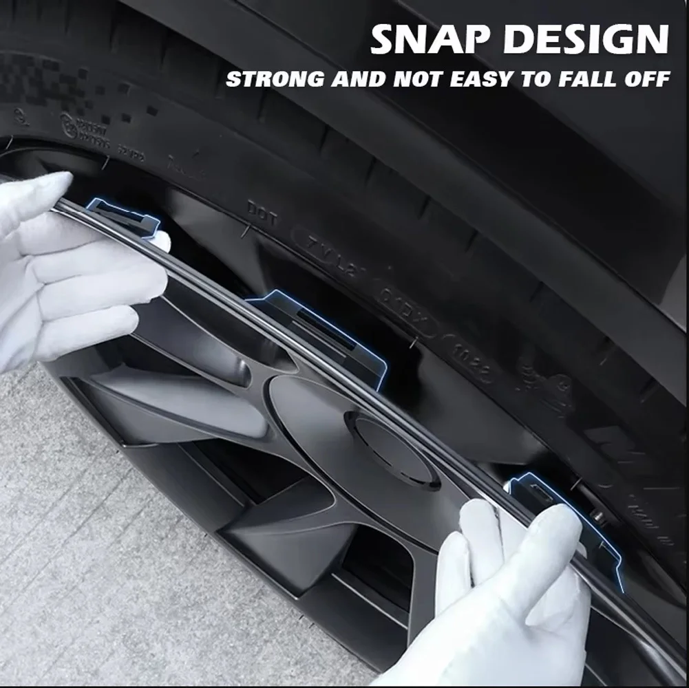 4 шт. 20-дюймовая защита обода колеса АБС-пластик защитный чехол для ступицы