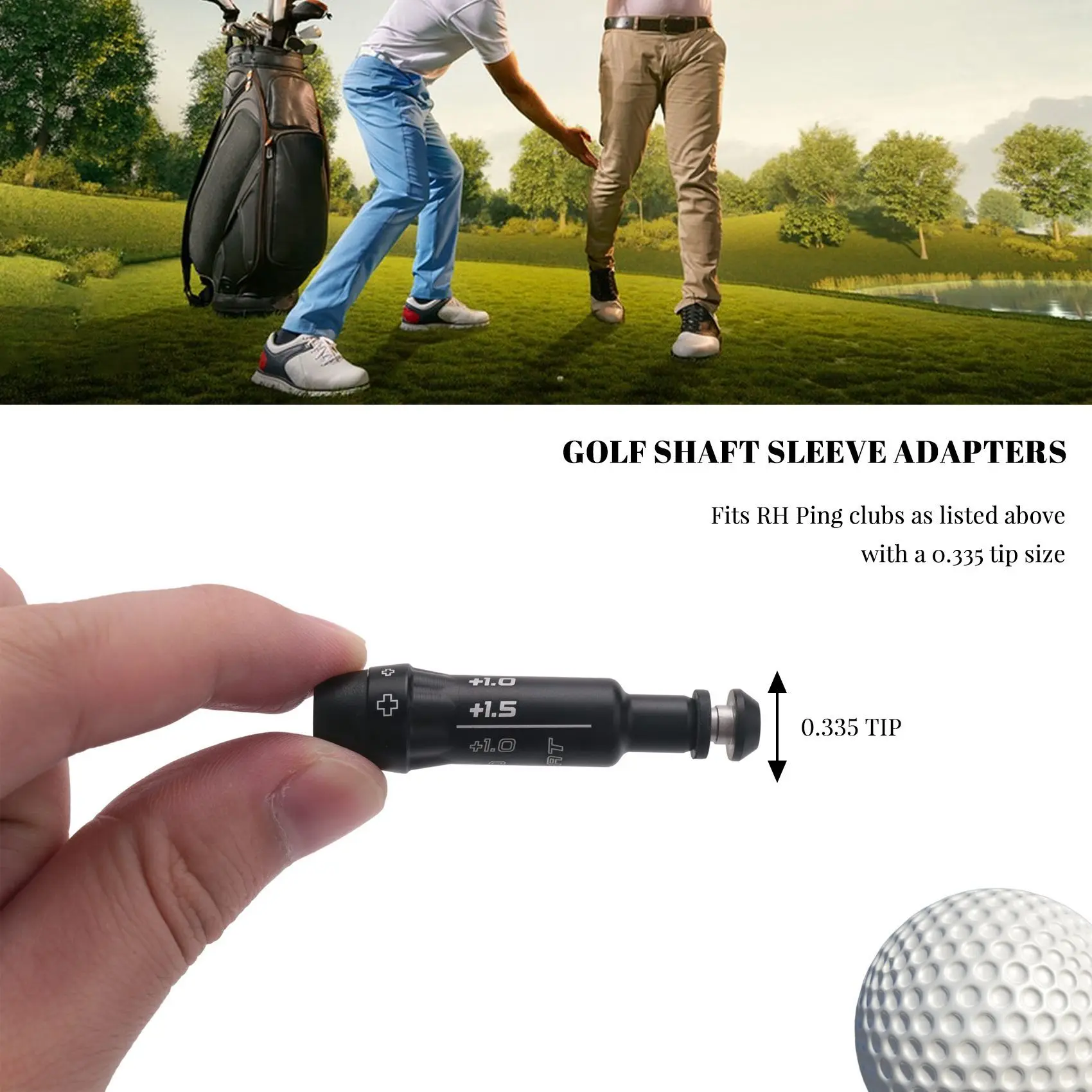 0 335 год Втулка адаптера вала для клюшек гольф-клуба G410 &amp Plus Driver Fairway Wood