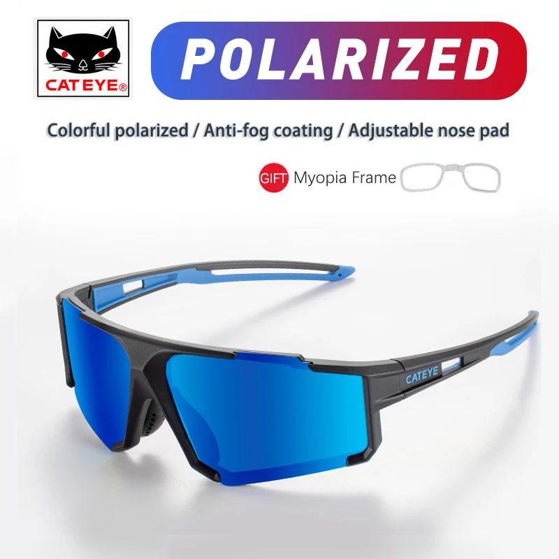 

CATEYE Cycling Polarized Sunglasses For Men Women UV400 Protection Ultra-light MTB Road Bike Glasses Bicycle Eyewear Goggles