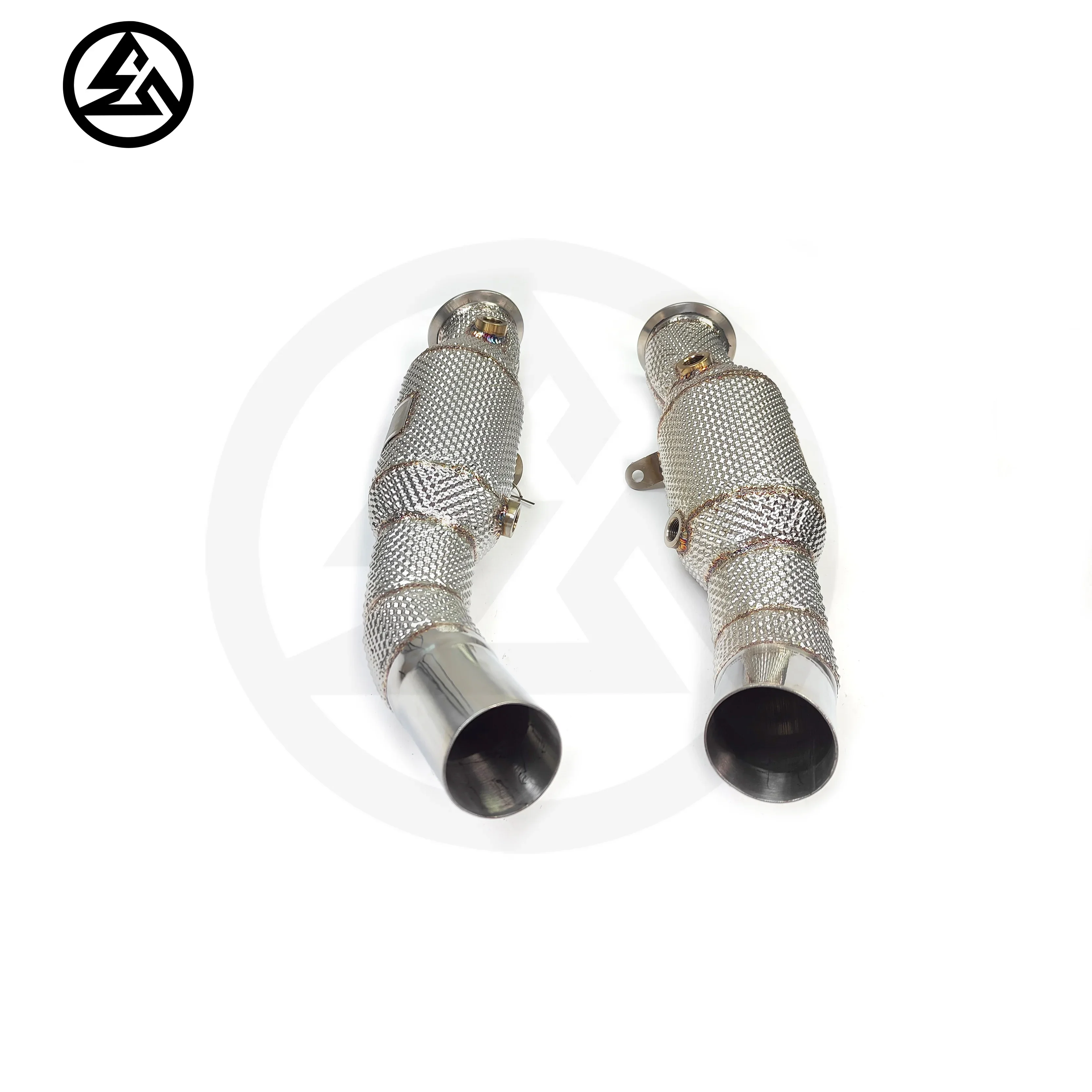 CSZ SS304 эффективная труба для Alfa Romeo Giulia Stelvio 2 0 T выхлопная с высоким потоком