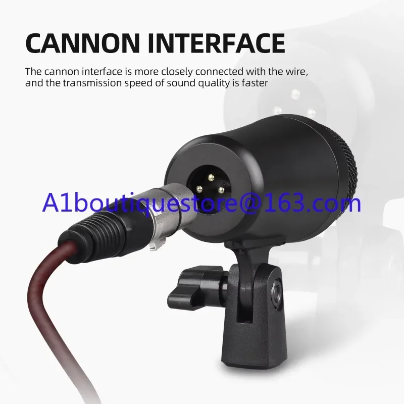 Комплект барабанного микрофона Audio DK7 с чехлом для переноски динамический