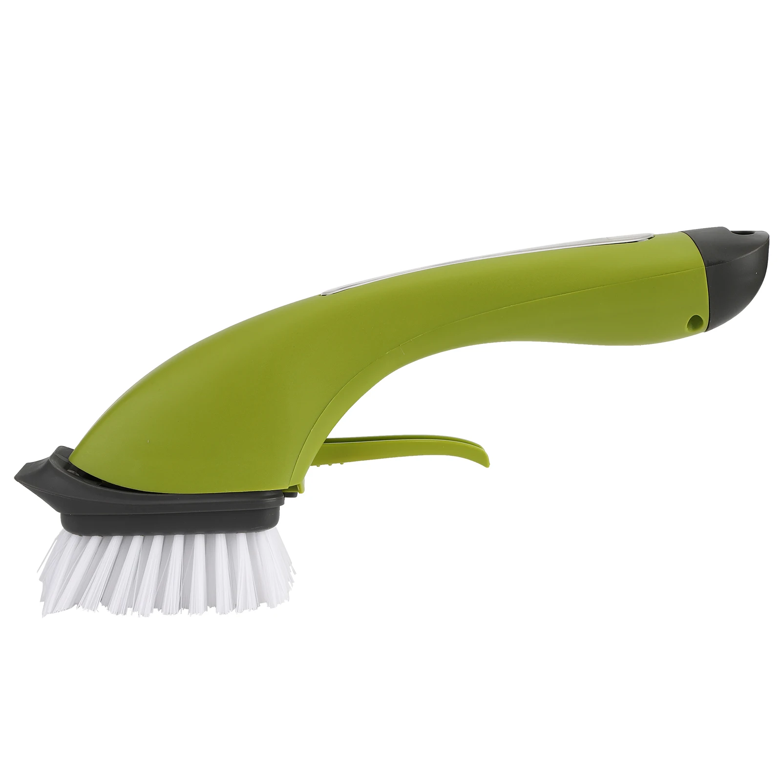 Щетка для чистки с длинной ручкой дозатором мыла кухонной раковины и посуды