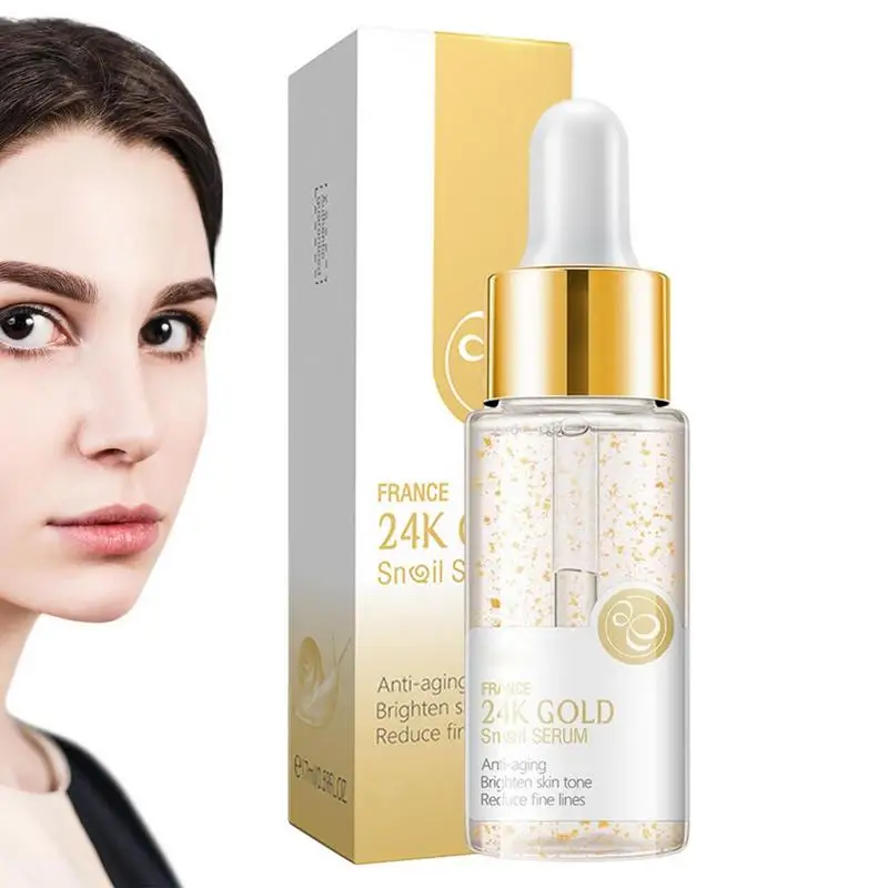 

Эссенция из золотой фольги с улиткой, безопасная эссенция из золотой фольги для лица и глаз, сглаживающая эссенция, улучшающая уход за кожей, светящаяся