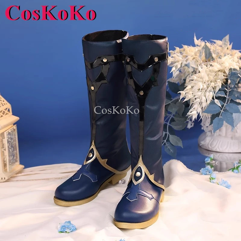 CosKoKo Sunday Shoes Косплей Honkai: Star Rail Новая кожа Модные универсальные армейские ботинки