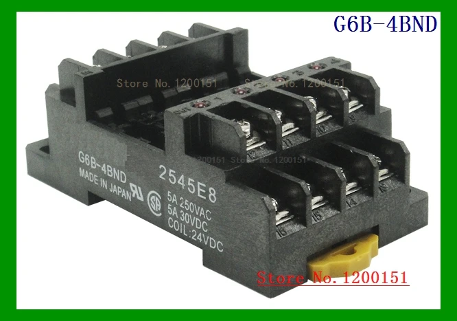 

Combined relay base G6B-4BND