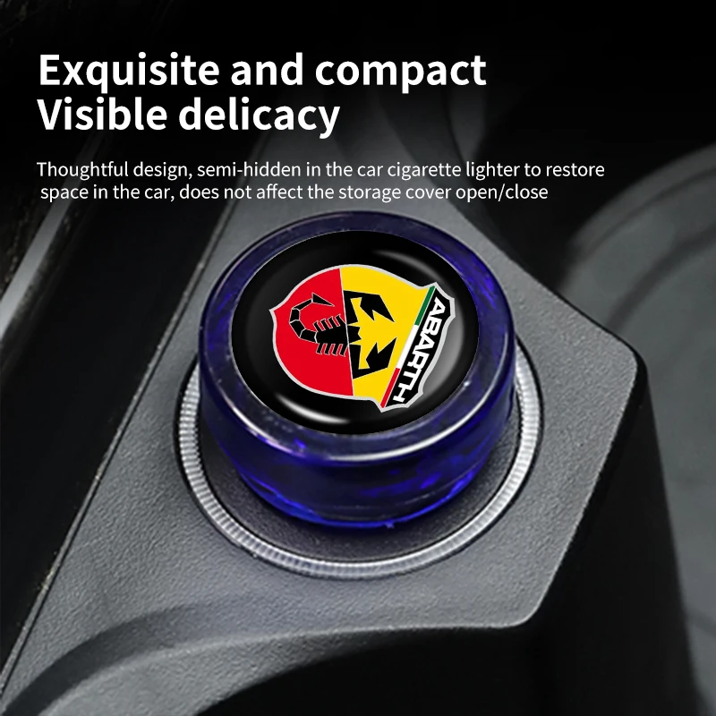 Автомобильная заглушка прикуривателя пылезащитная крышка защитный чехол для Fiat