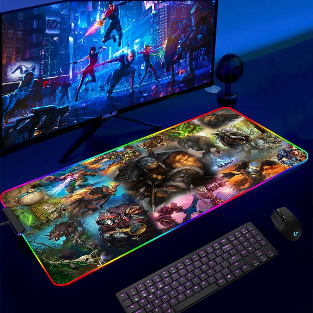

Большой игровой коврик для мыши Hearthstone, RGB, черный коврик для мыши, коврик для клавиатуры, Настольный коврик, коврик для ноутбука, игровой коврик для мыши, Настольный коврик