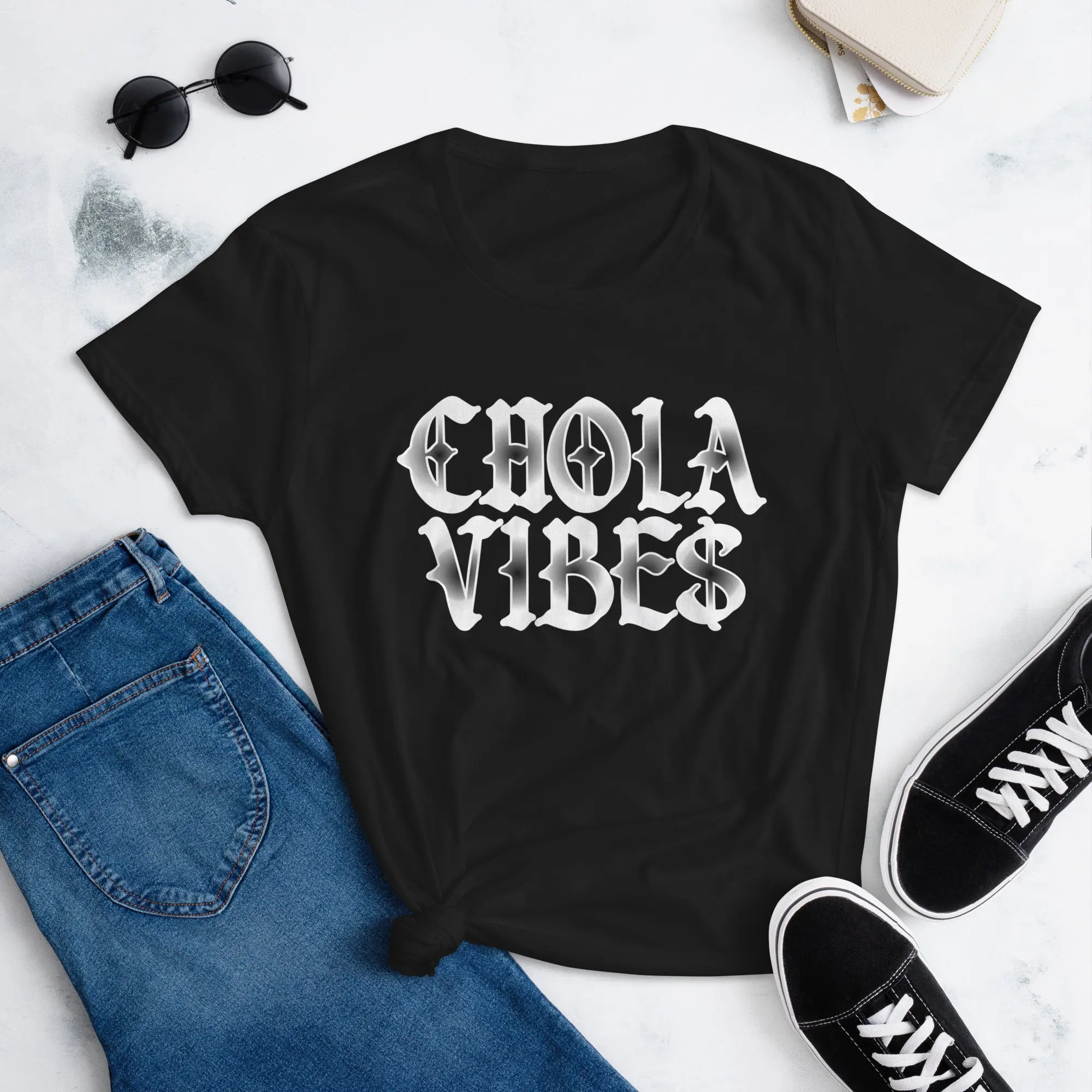 Женская футболка с коротким рукавом Chola Vibes