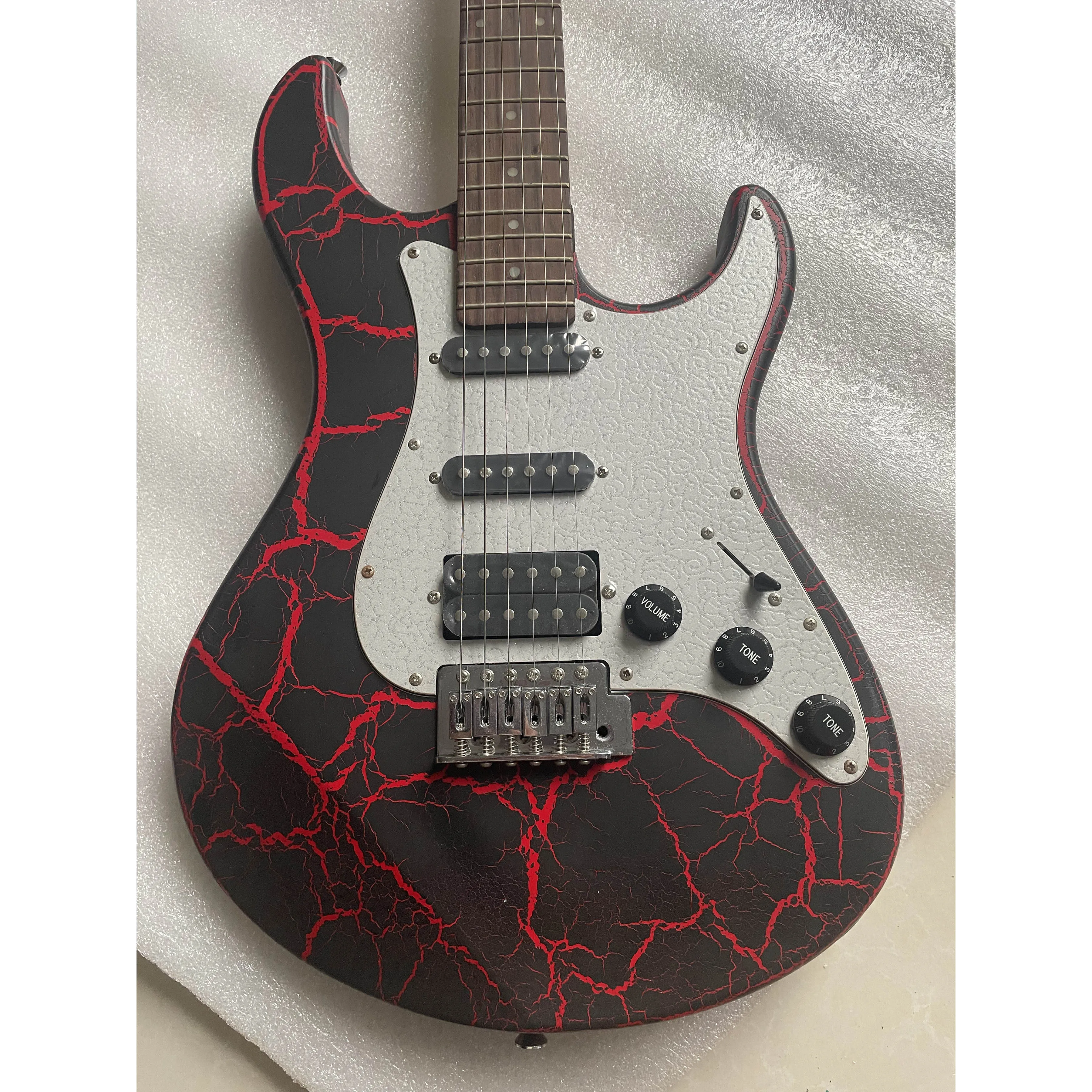 Супер красивая электрическая гитара с твердым корпусом индивидуальный