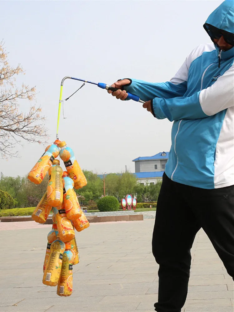 Автоматическая рыболовная пружинная удочка Ультралегкая из стекловолокна с