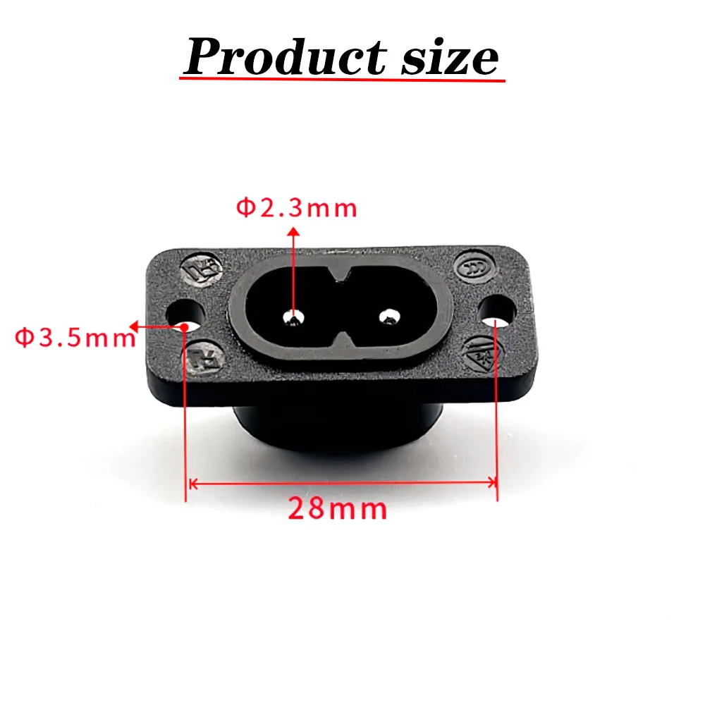 C8 Buchse C7 Steckdose сегмент энерischer Stecker 35мм bis 15мм переменного тока 2 5 250В
