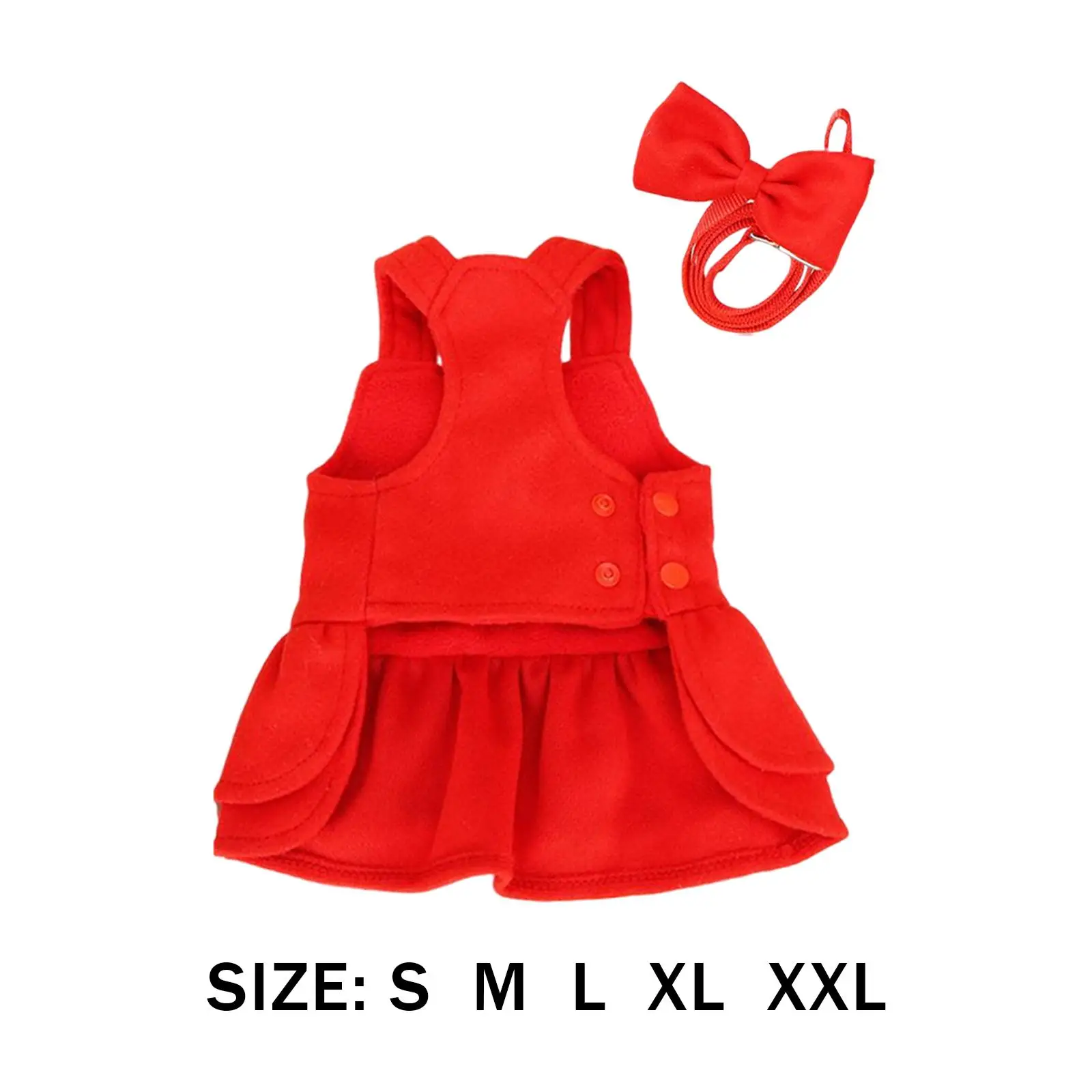 

dog Dresses Puppy Costume Dress with Rosette for Pet Cats Festival