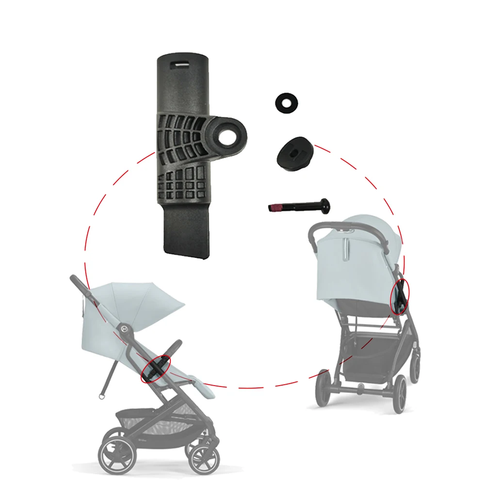 Фото Крепление-зажим для бампера Cybex Beezy/Beezy 2, держатель подлокотника, фиксированная основа для крепления, левая или правая сторона, запчасть для коляски №4