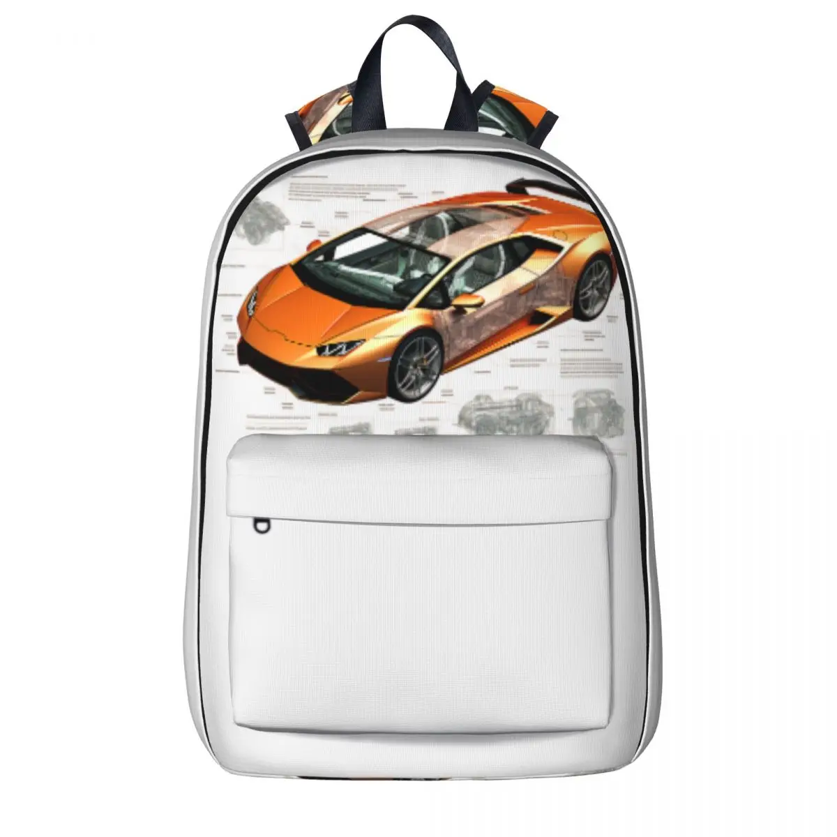 

Noble Sports Car Backpack Sketch Style Drawings Cool Backpacks Teen Travel Durable High School Bags Designer Rucksack