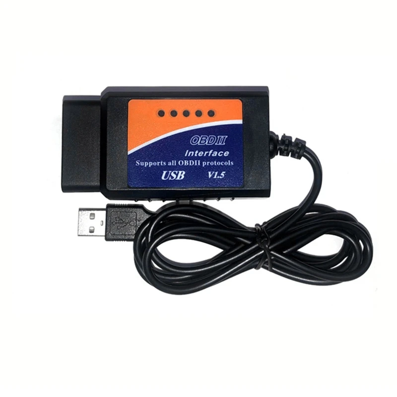 

OBDII ELM 327 USB V1.5 Scanner Car Engine Fault Code Reader Diagnostic Scan Tool