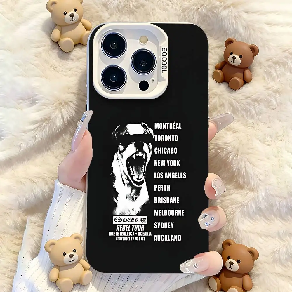 Фото E-EsDeeKids Rebel Tour White Matte Large Lens Frame Cover для iPhone 12 11 14 13 17 16 15 Pro Max Mini Plus E №4