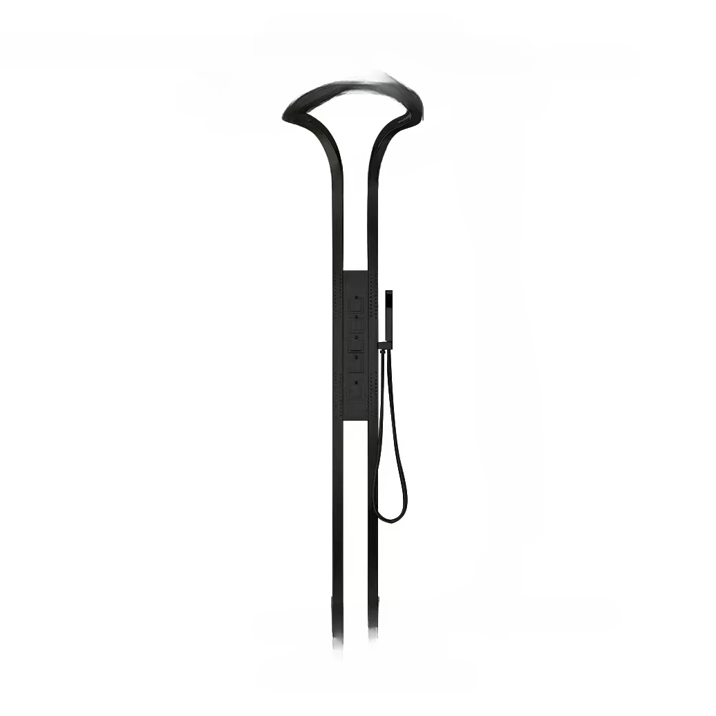 Deao 2023 горячая распродажа черная настенная многофункциональная насадка для душа