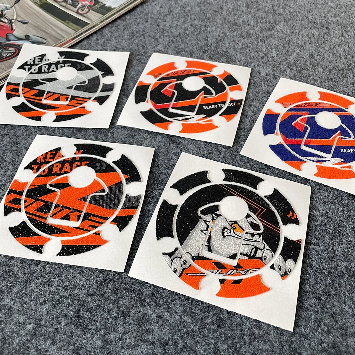 1 шт. матовая текстурированная наклейка на топливный бак мотоцикла защитная