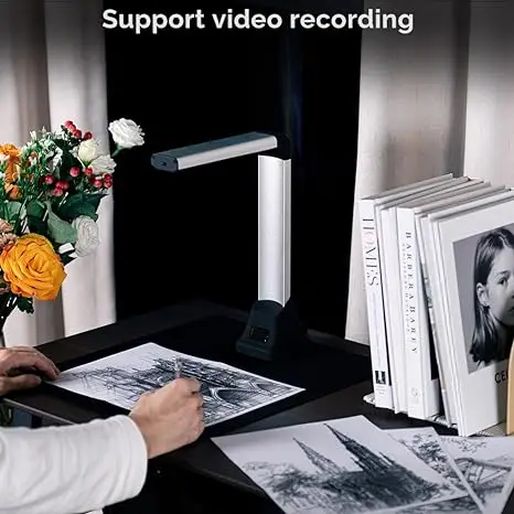 8 Мп легко носить с собой книги и файлы A4 Интеллектуальный сканер документов OCR