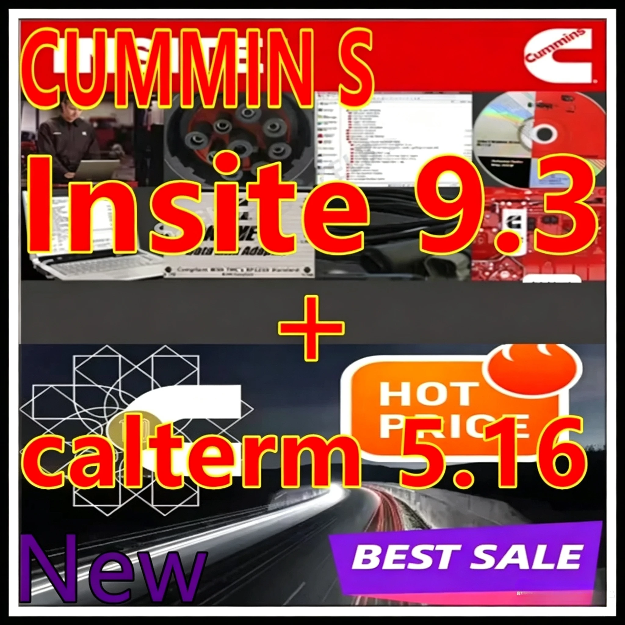 Фото Новейшее диагностическое программное обеспечение Cummins Insite 9.3 Pro + Holset Etool 2.0+ Callterm 5.16 для калибровки и инженерных задач. №2