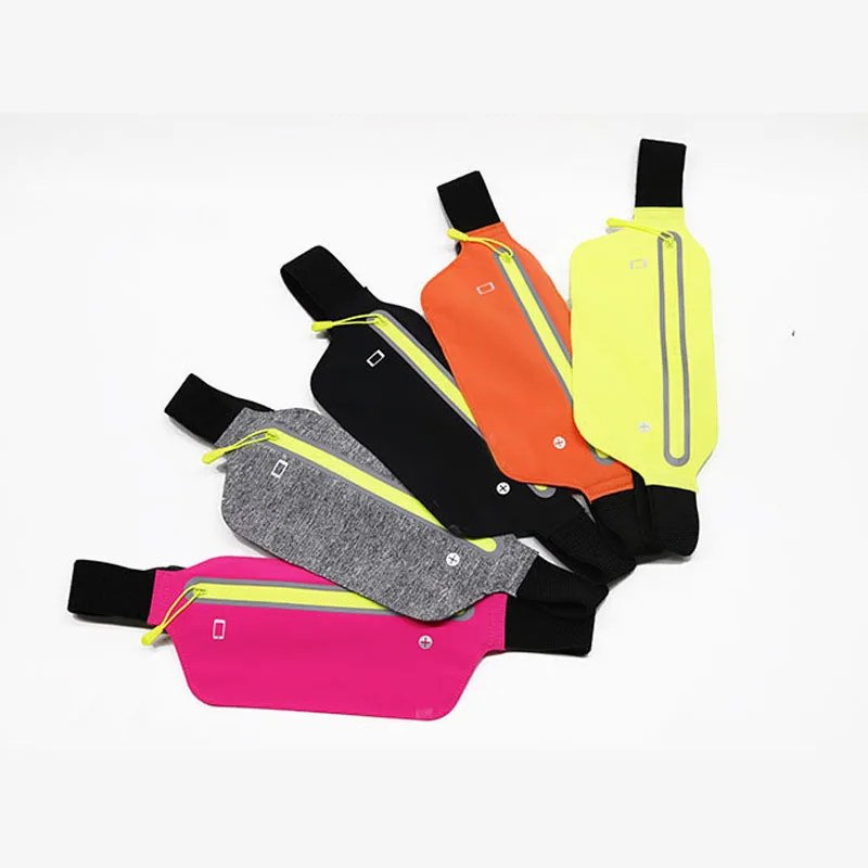 

Waterproof Running Waist Bag Canvas Sports Jogging Hidden Outdoor Phone Holder Belt Bag Women Men Fitness Sport Accessories