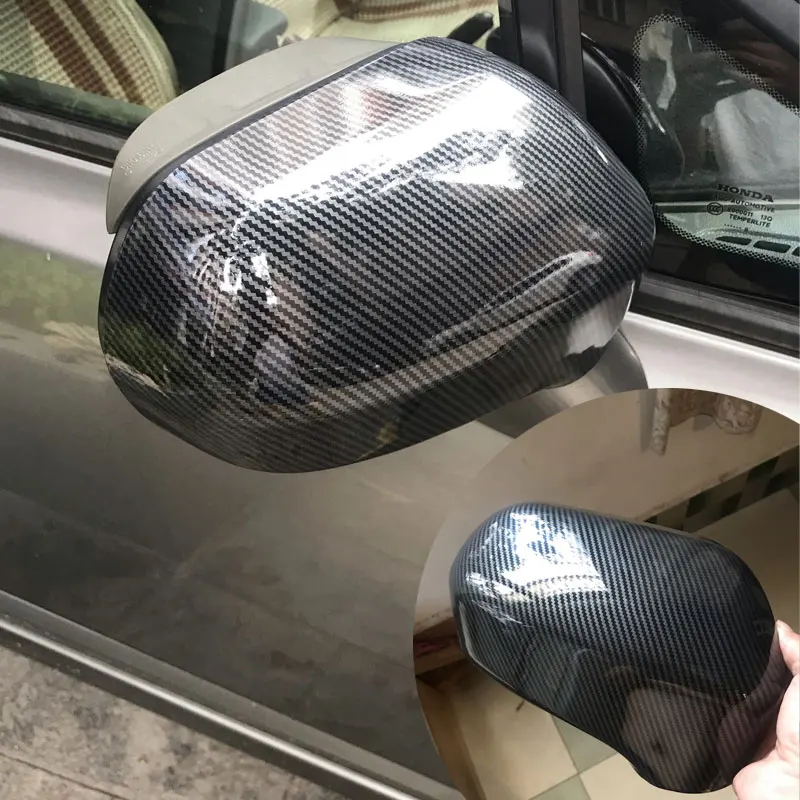 

2pcs Door Side Rearview Mirror Cover Trim Cap Fit for Honda Civic 8th 2006 2007 2008 2009 2010 2011 Carbon Fiber Style