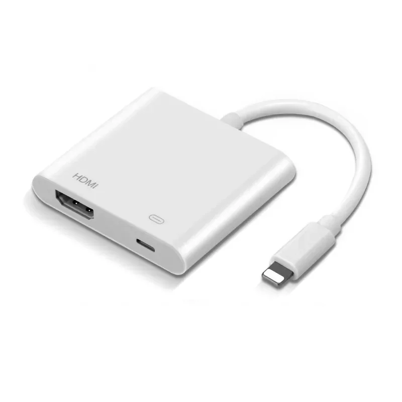 

NEW2023 Lightning Цифровой AV адаптер кабель для Apple iPad iPhone 5 6 7 8 X XS синхронизация видео