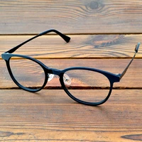 handcrafted round fashion black comfort nose pads optical frame custom photochromicprogressive myopia reading glasses