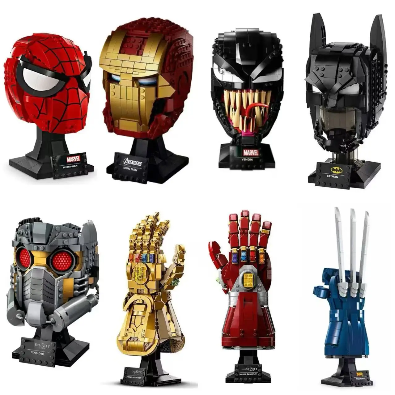 Модель Venoms фигурка Marvels Человек-паук Бэтмен Железный человек Дэдпул коллекция