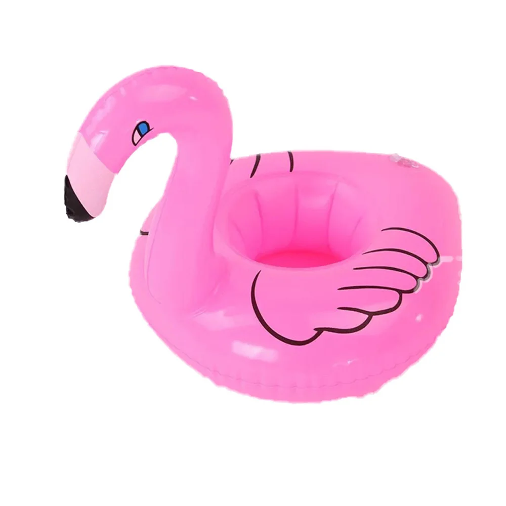 

5pcs Flamingo Inflatable Drink Holder Float Pool Party Supplies Hawaii Parties and Kids Water Fun Toys Mermaid Decor