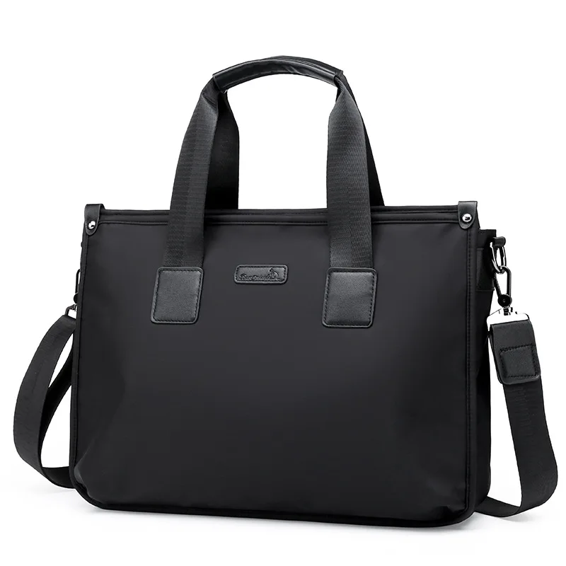 Men's bag Business portable double-layer file bag large capacity messenger laptop bag men briefcase women Work handbags