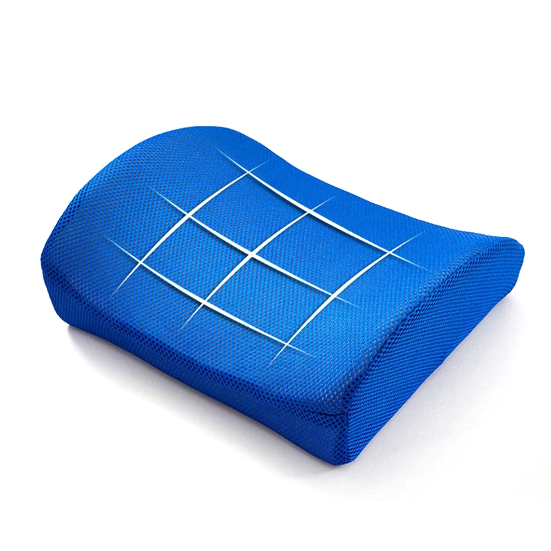 

Soft Back Cushion Pillow Memory Foam Lumbar Support Waist Cushions Travel Car Seat Pillows Home Office Relieve Pain Cushion