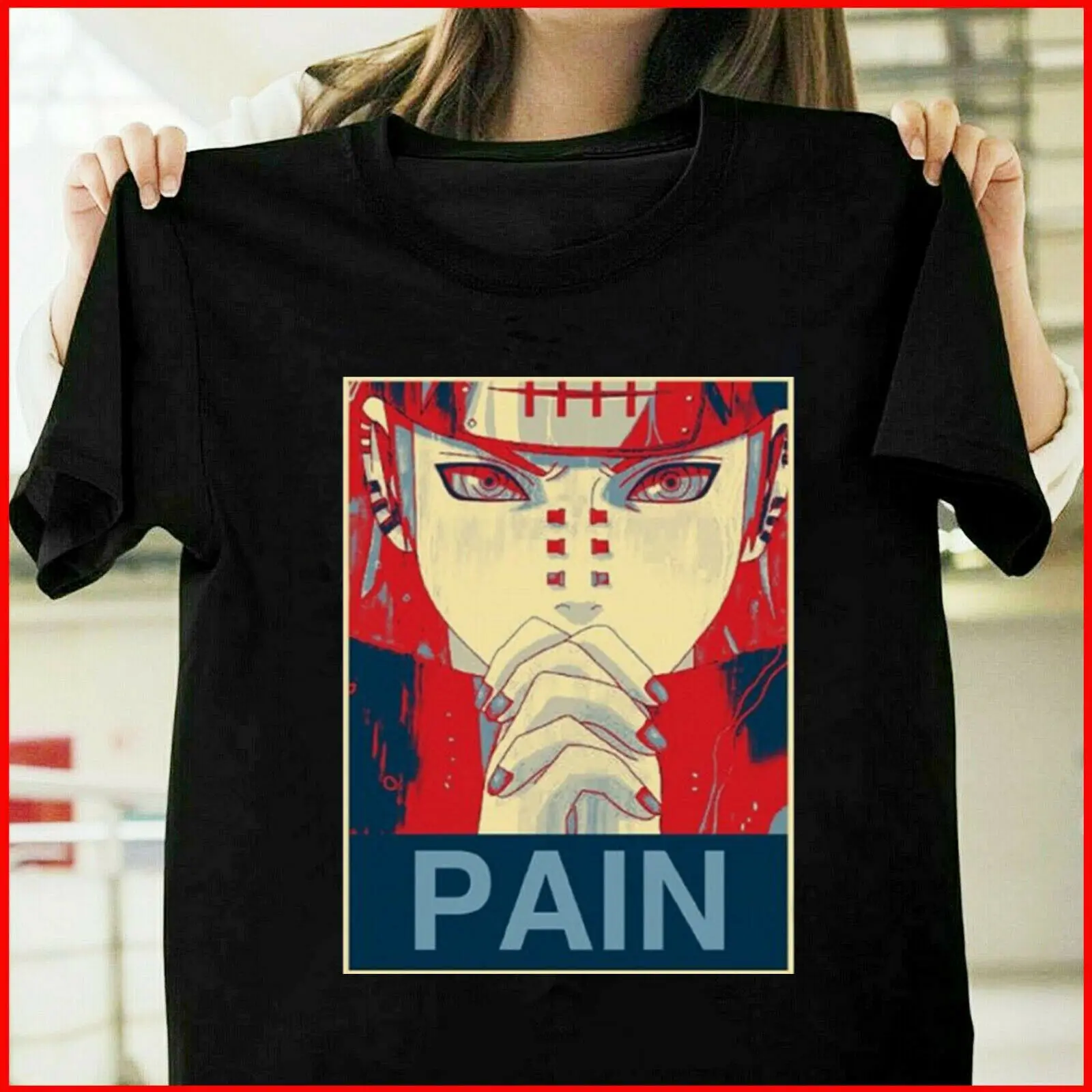 

Распродажа! Винтажная футболка с рисунком Наруто, черные обои