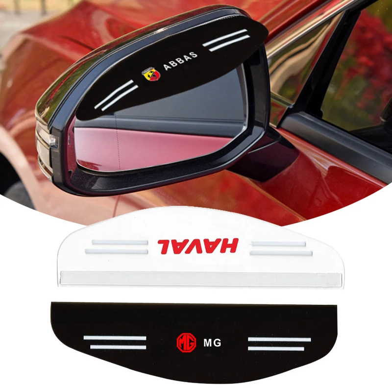 

New 2pcs Car Rearview Mirror Rain Eyebrow Protector Rain Cover for Audi Sline TT Q2 Q3 A1 A3 8l A4 A5 B5 B6 B7 B8 C7 Accessories