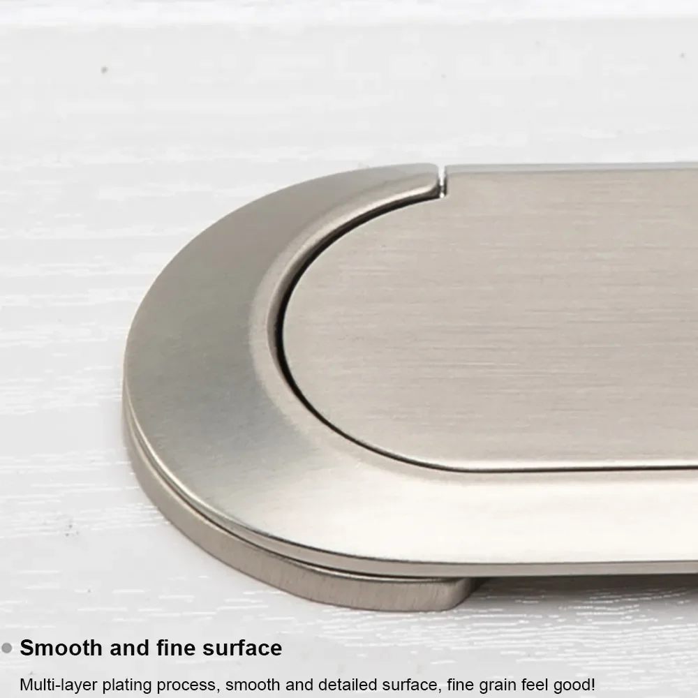 Утопленные ручки из цинкового сплава напольные для шкафа 64 мм скрытые дверные